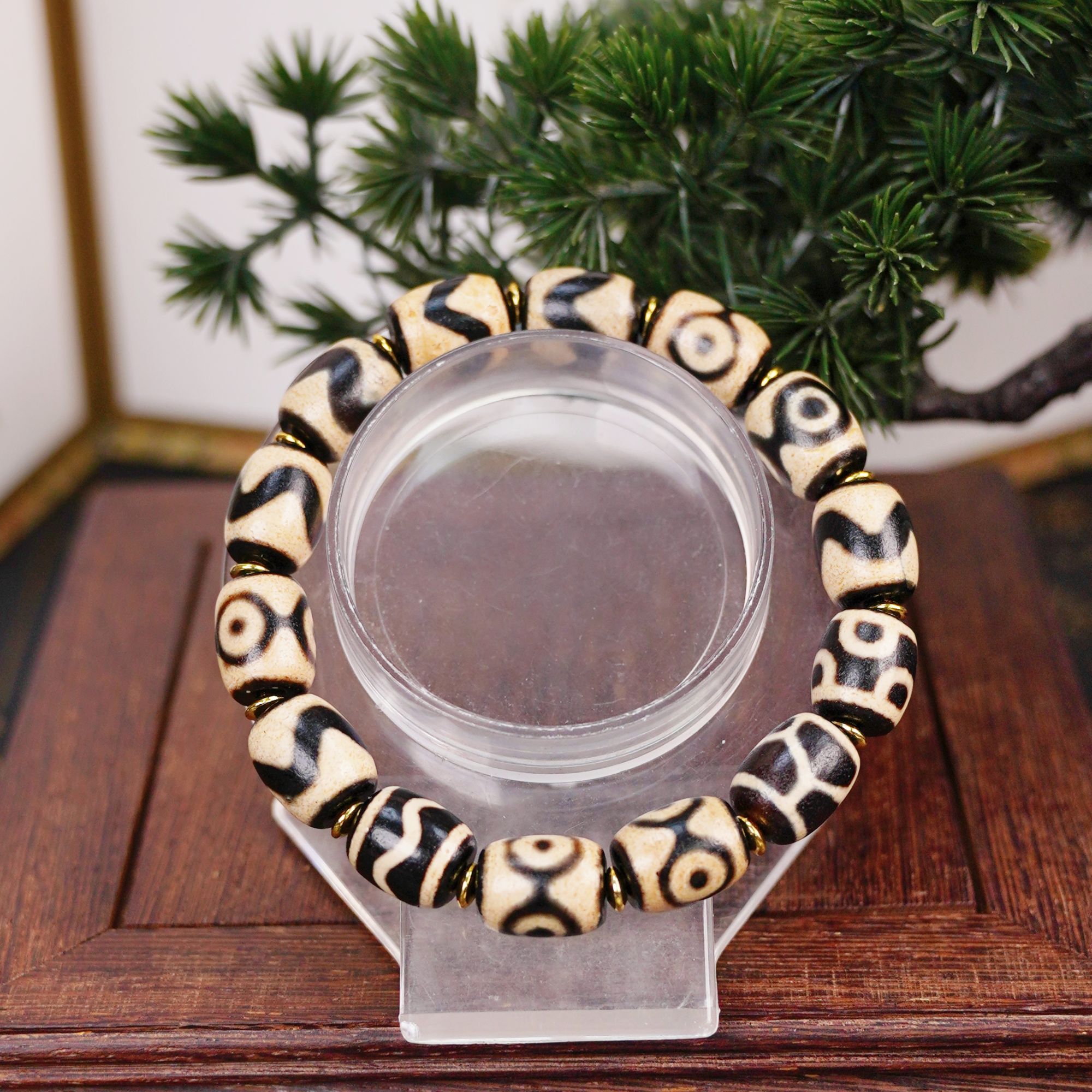 福韵阁 古法天珠玛瑙手串 多图案 随机发 超值福利款 DZ00122