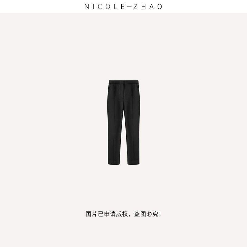 NZ0769【贵姐NICOLE】高端设计师款修身显瘦针织休闲裤时尚