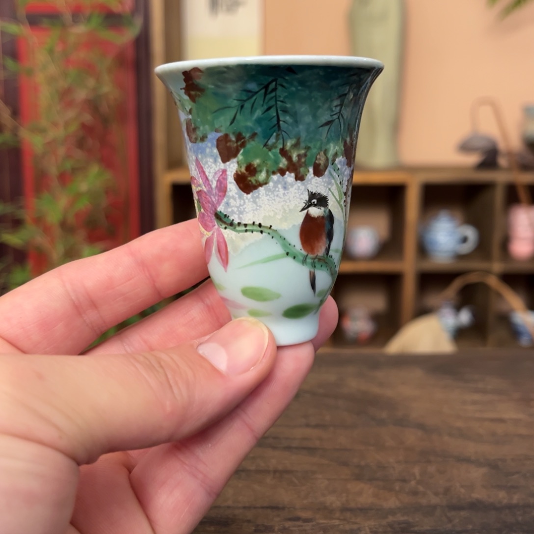 杯景德镇纯手工手绘陶瓷