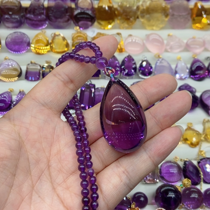 【闪购商品】水晶水晶吊坠未镶嵌