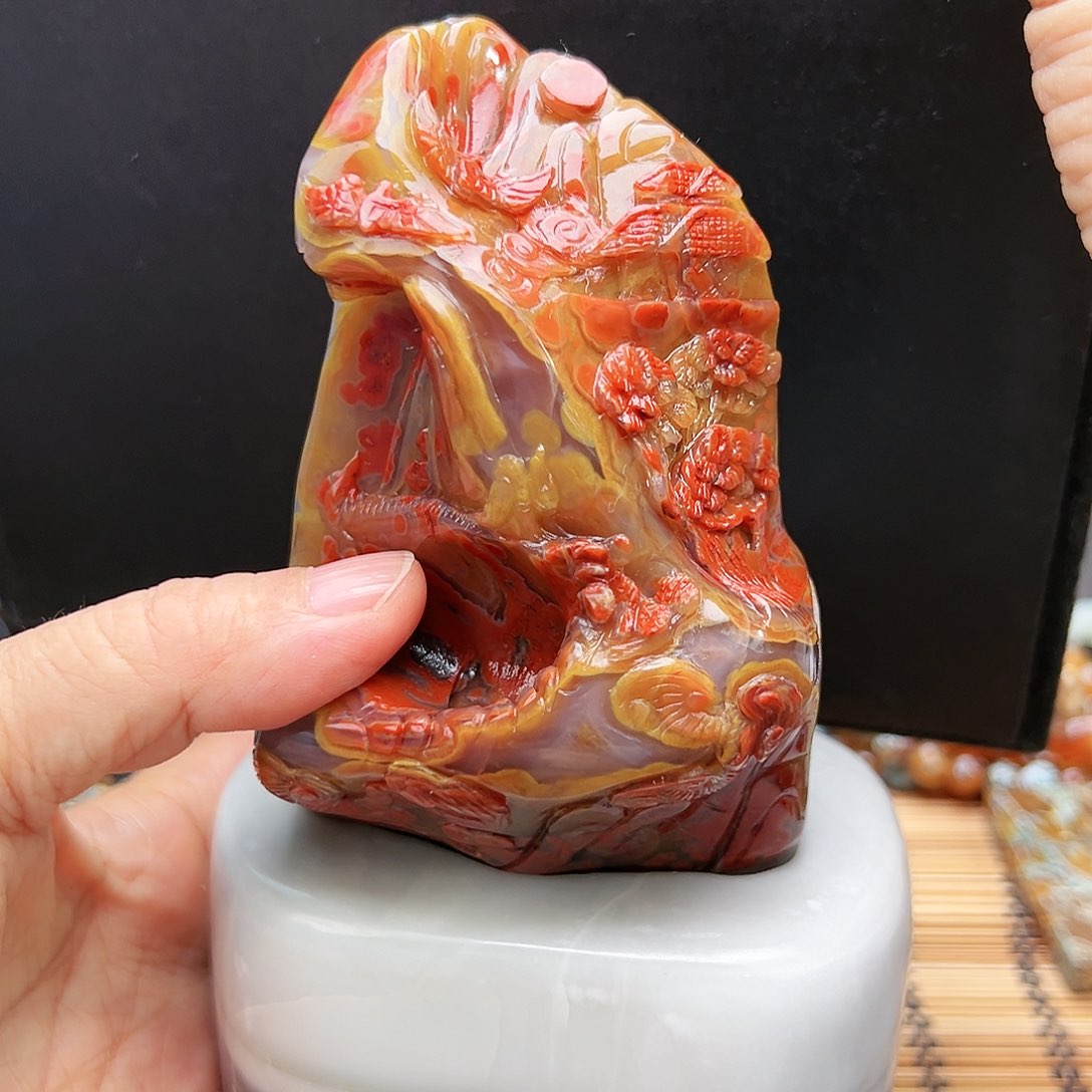 未镶嵌玛瑙/玉髓珠宝半成品