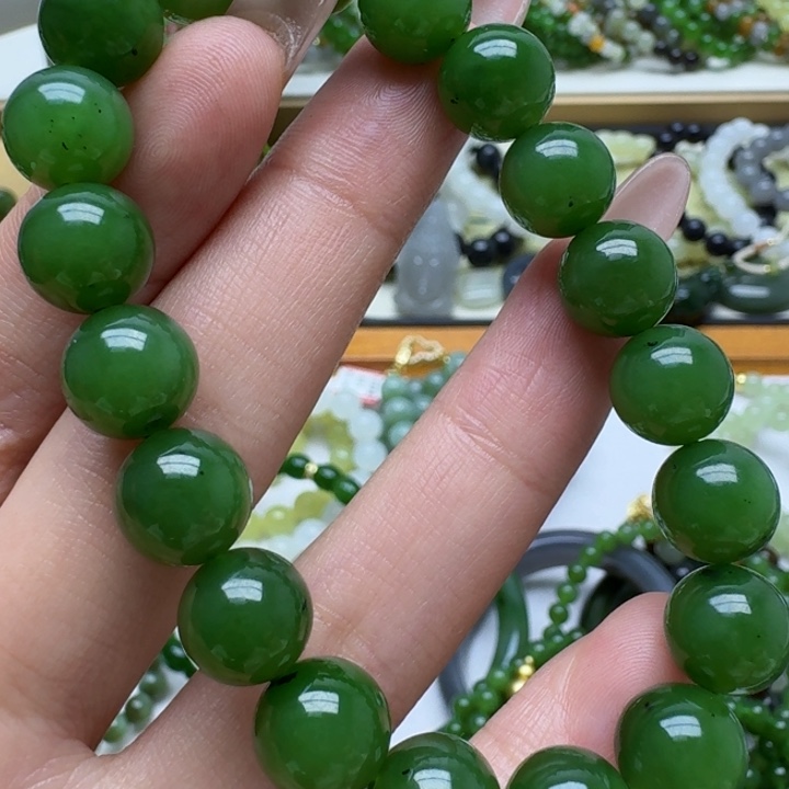 和田玉未镶嵌手链