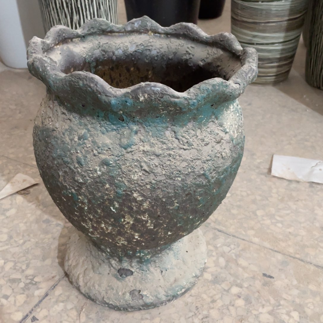 陶瓷瑕疵盆30厘米口径22厘米