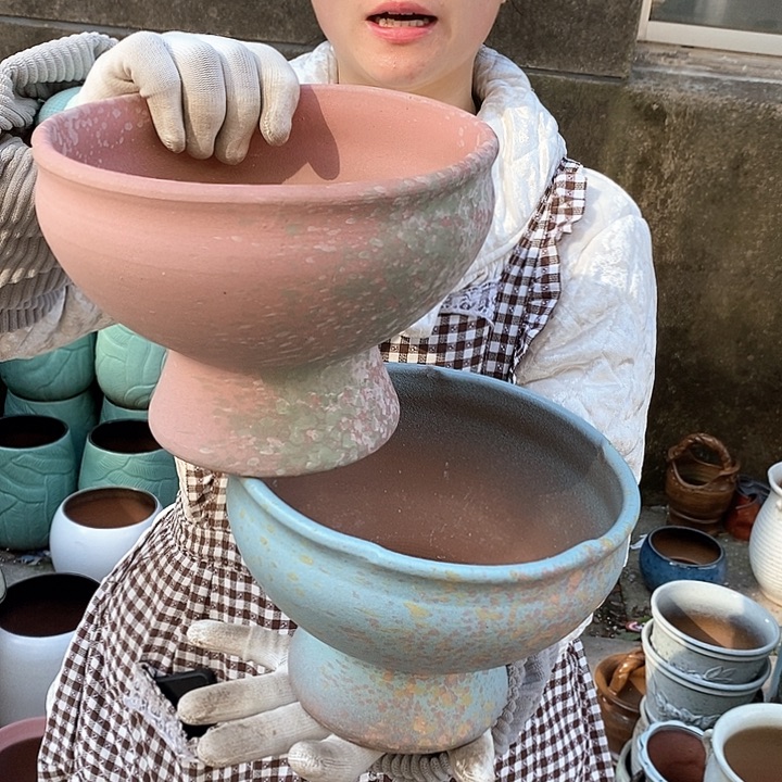 紫砂花盆正品口20高15