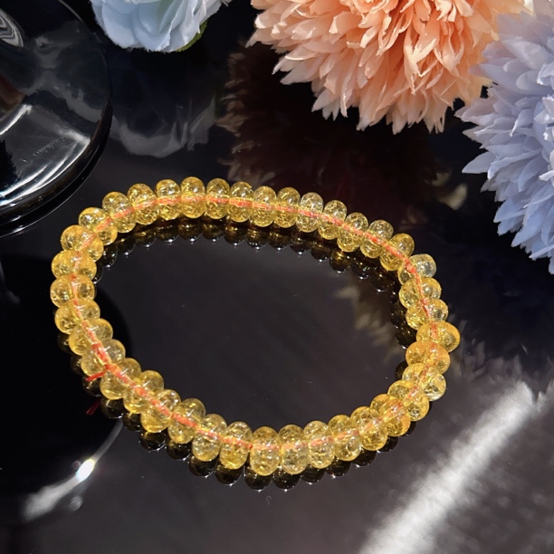 A885 卡8金发算盘手串[多样性发一]