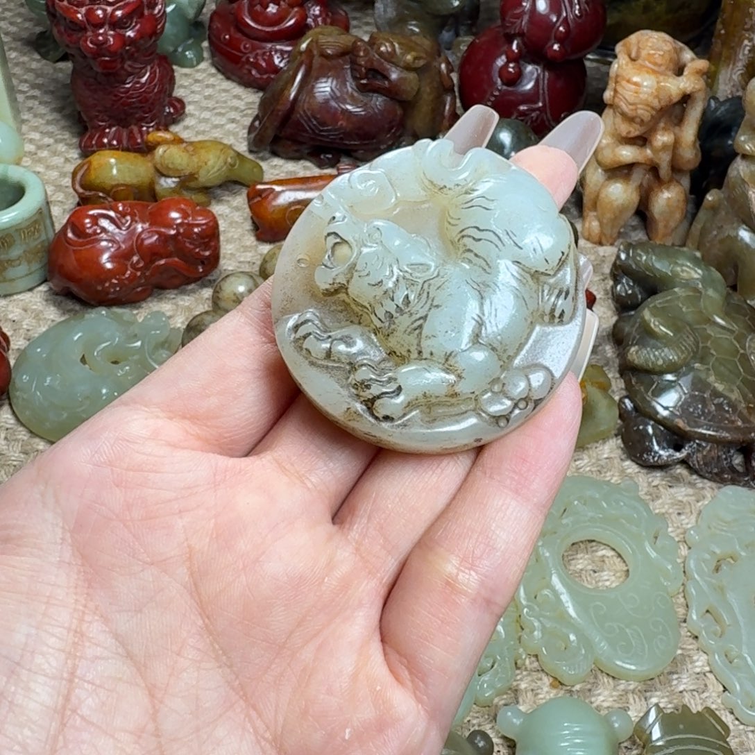 吊坠白玉菩提挂件