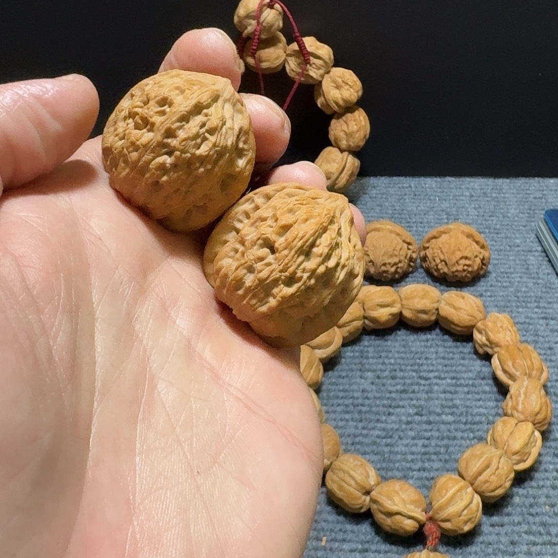 把件文玩核桃公子帽全品35尺