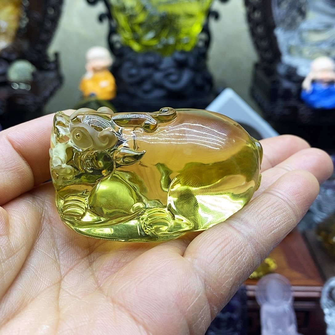 水晶水晶手把件未镶嵌未镶嵌寒***天