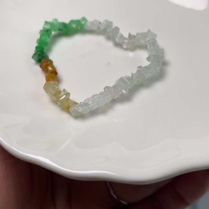 翡翠未镶嵌手链翡翠