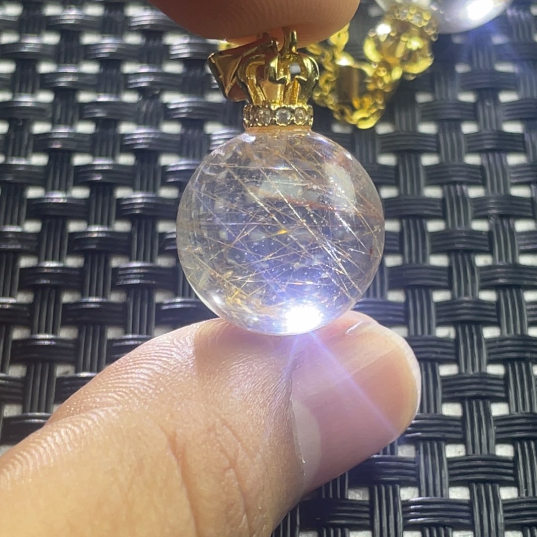 水晶吊坠未镶嵌沧**束