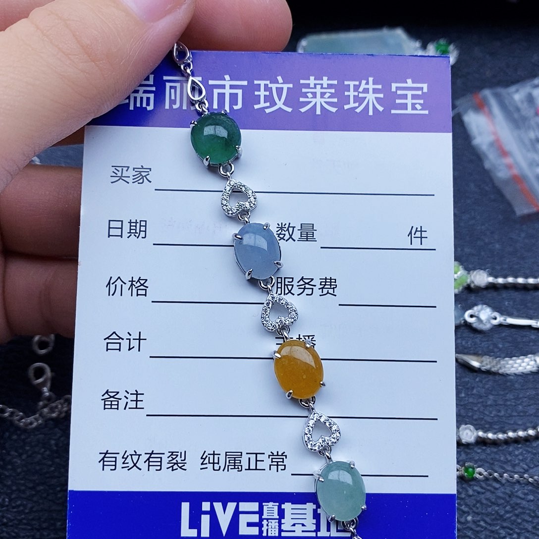 翡翠戒指银S925镶嵌111111