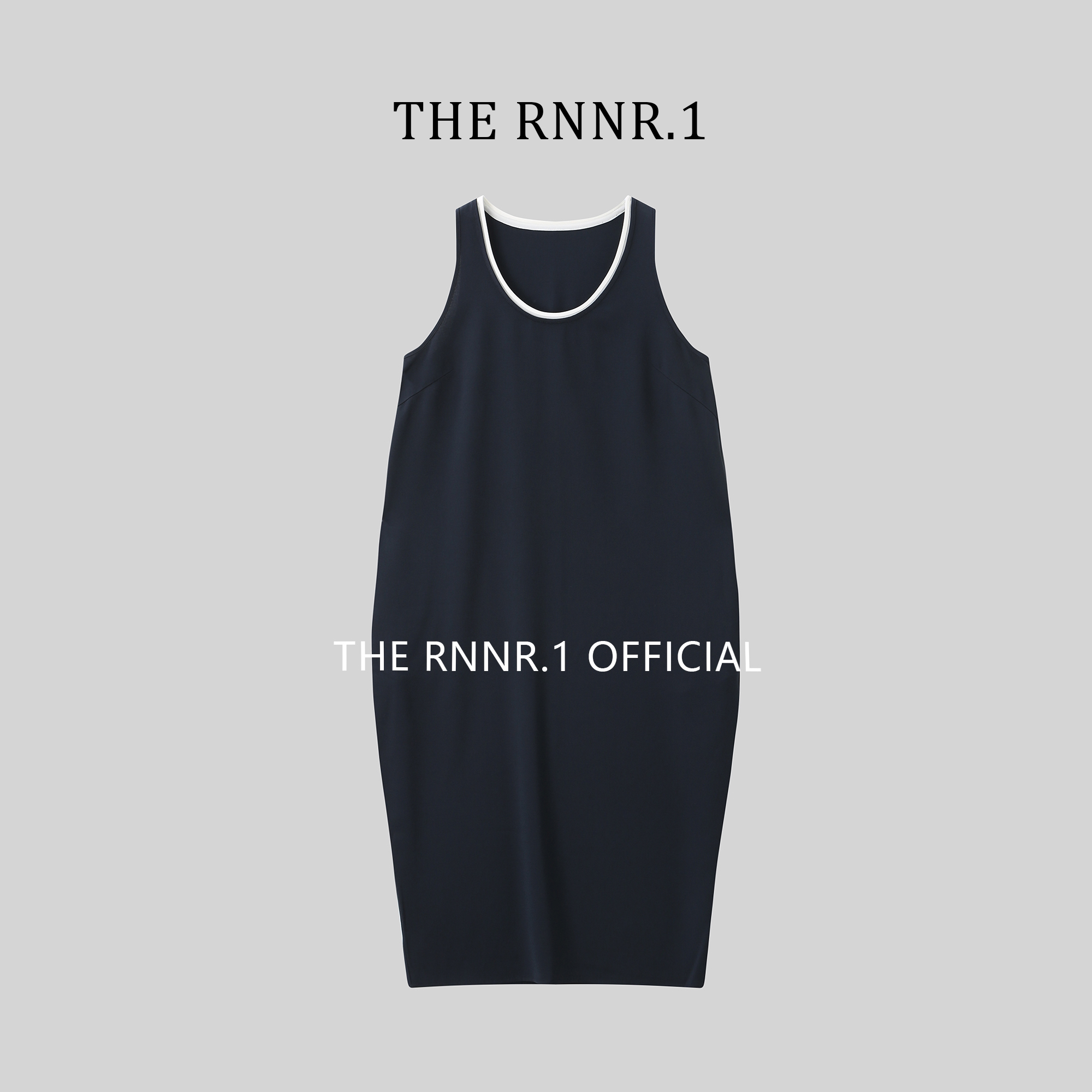 THE RNNR.1优雅 芷青 茧型 醋酸 连衣裙