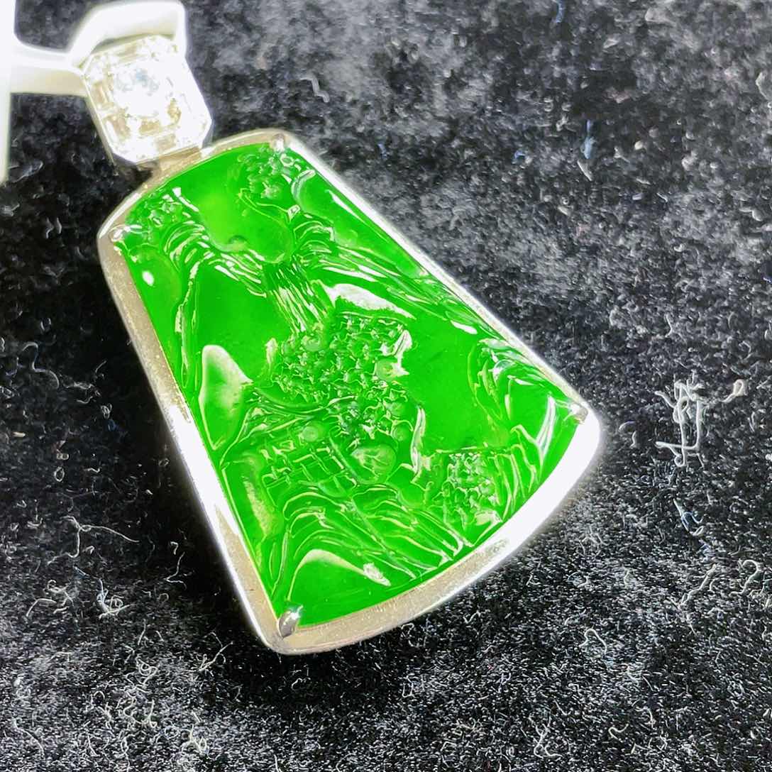 翡翠吊坠(不含链)未镶嵌