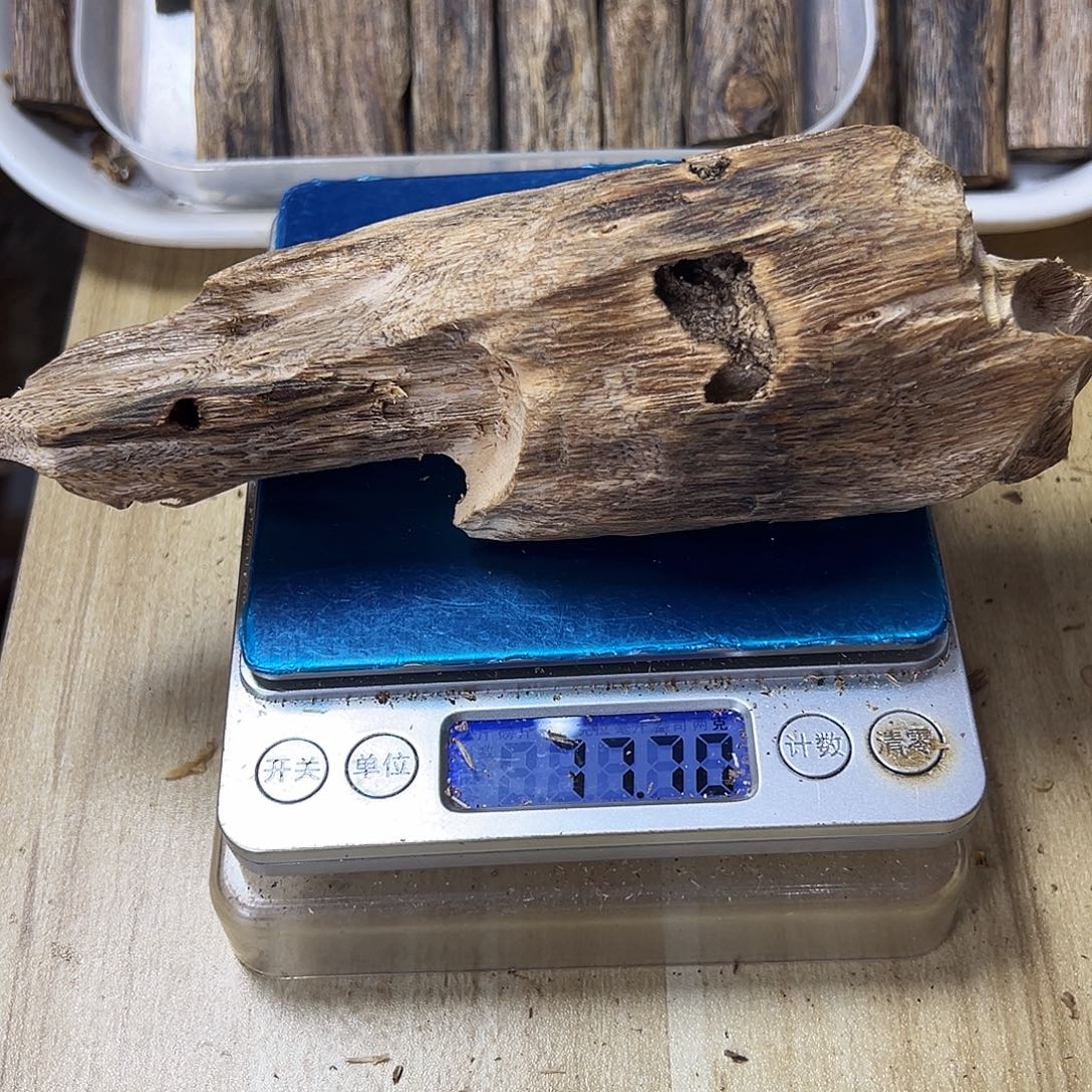 香料绿奇楠张勺子虫漏77克