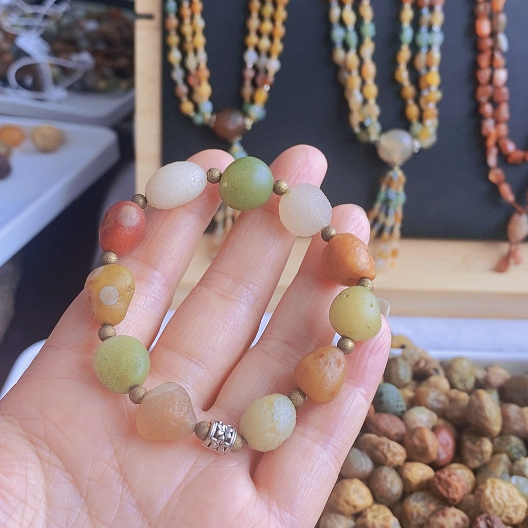 玛瑙/玉髓合金珠宝半成品