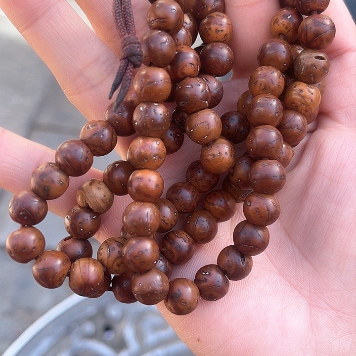 菩提把件藏地朵朵龙眼菩提