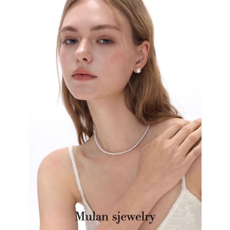 非金属仿珍珠耳饰 Mulan sjewerly博主fever同款施家耳环女小灯泡