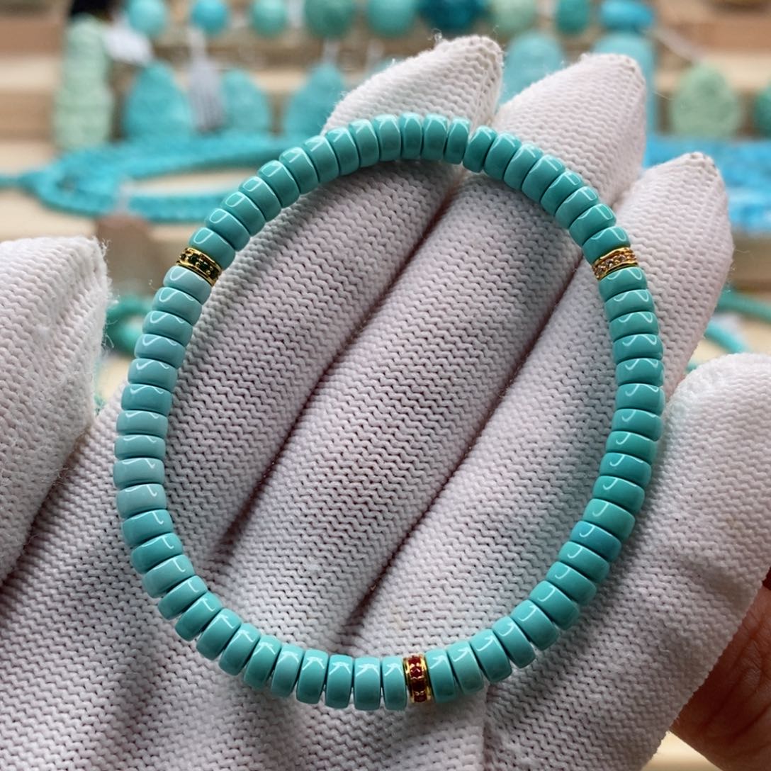 绿松石珠宝奇石未镶嵌