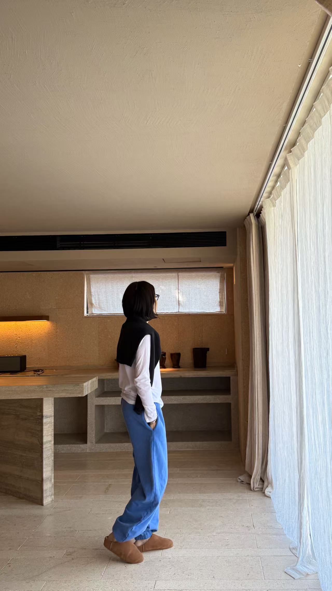 【RUIORCODE】时尚炒色磨破卫衣加绒弯刀束脚卫裤套装 理性消费@@