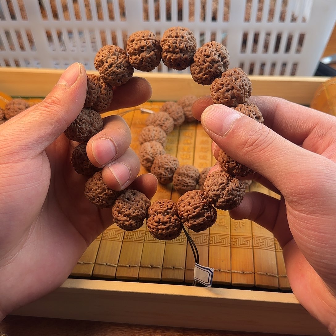 金刚菩提手串红皮24