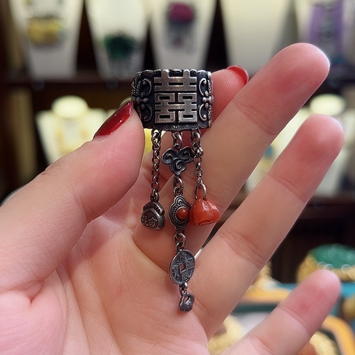 玛瑙/玉髓戒指未镶嵌戒指