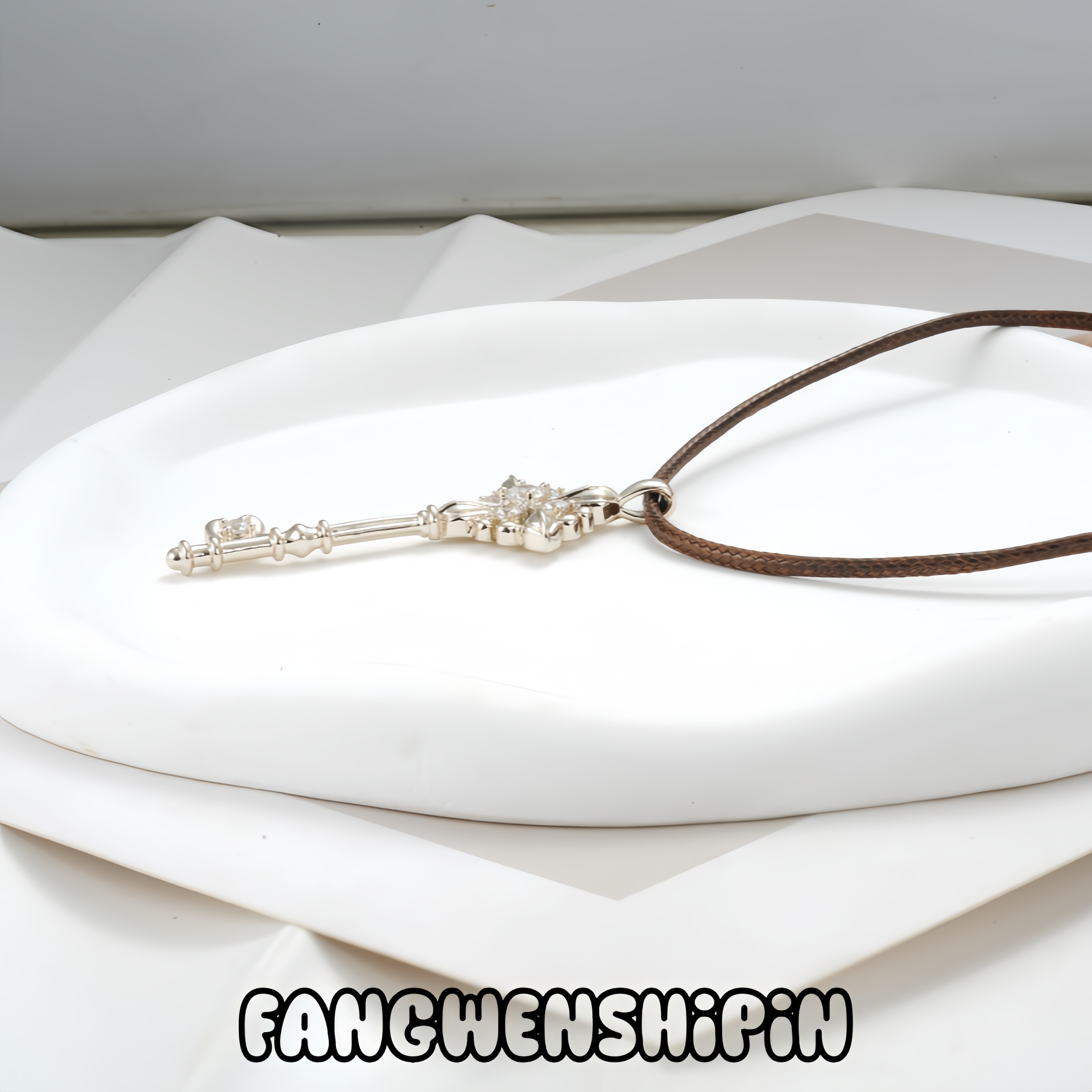 铜合金皮质项链 项链4640毛衣链（抽拉调节)