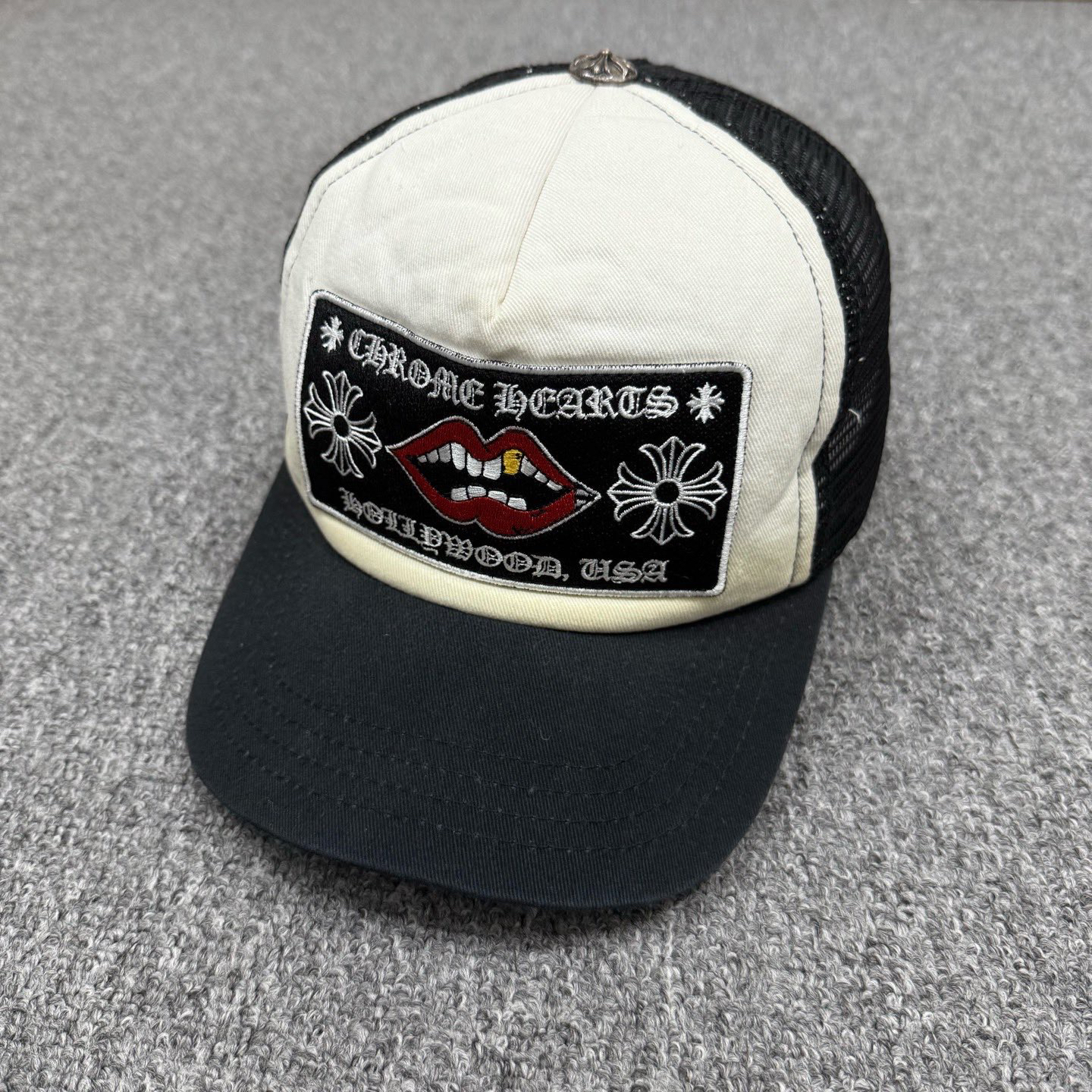95新 Chrome Hearts/克罗心 15947819MattyBoy红唇刺绣货车帽 