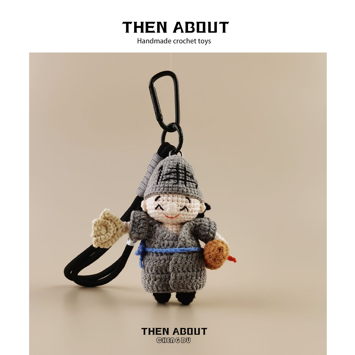 thenabout 新潮有趣活佛济公包包挂件挂饰钥匙扣挂件创意礼物