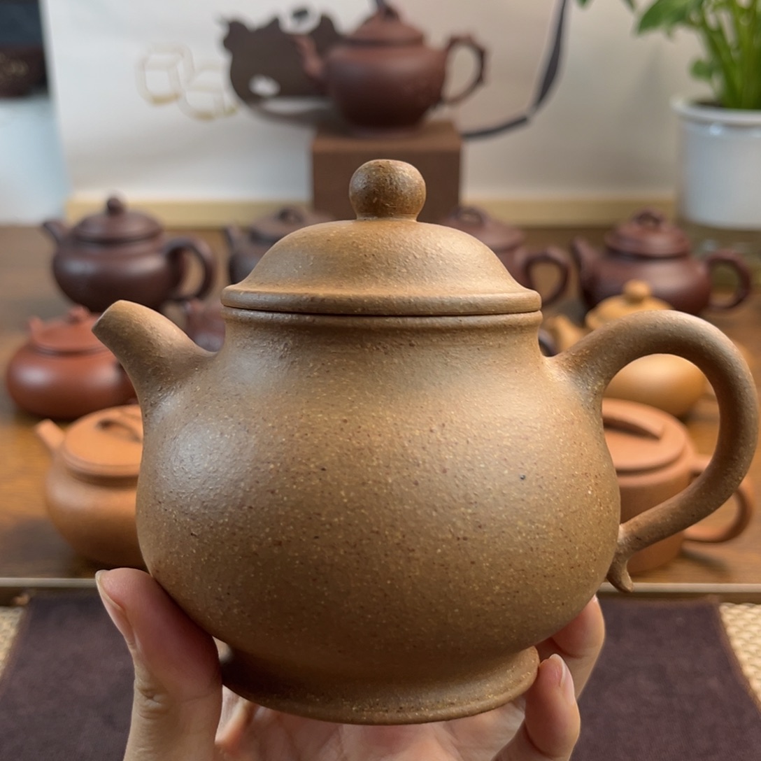 茶壶紫砂手工制作工艺精湛300cc