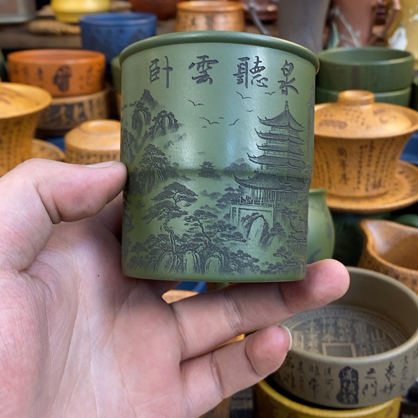 【闪购商品】紫砂杯子宜兴全手工紫砂杯
