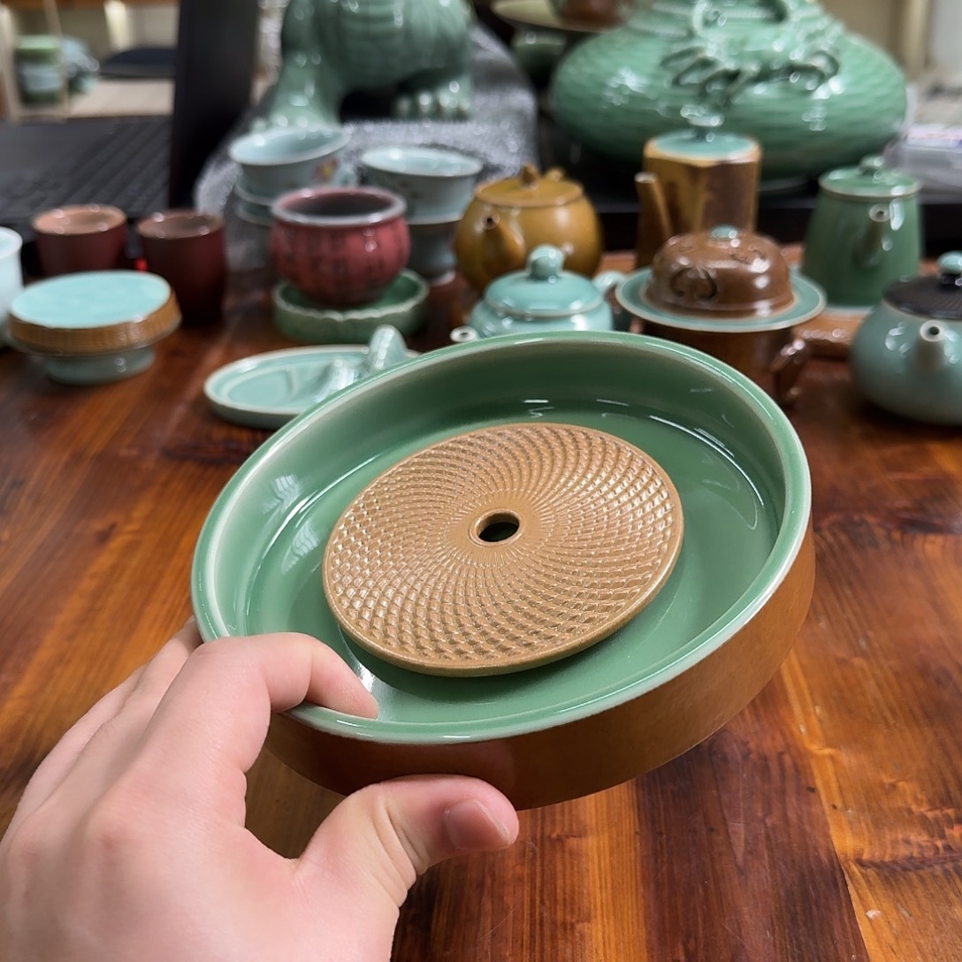 小仲青瓷茶器微瑕8437