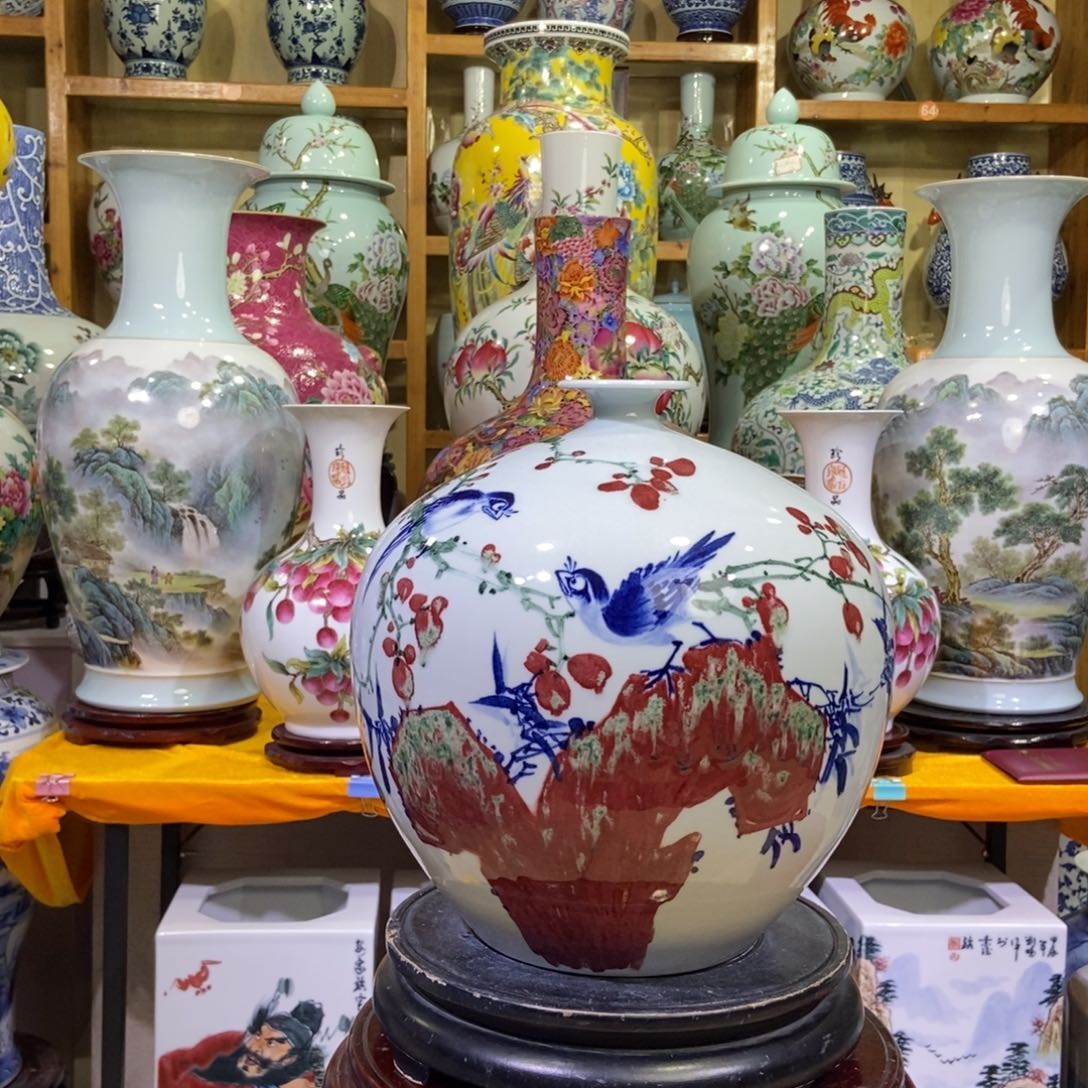 景德镇陶瓷花瓶摆件