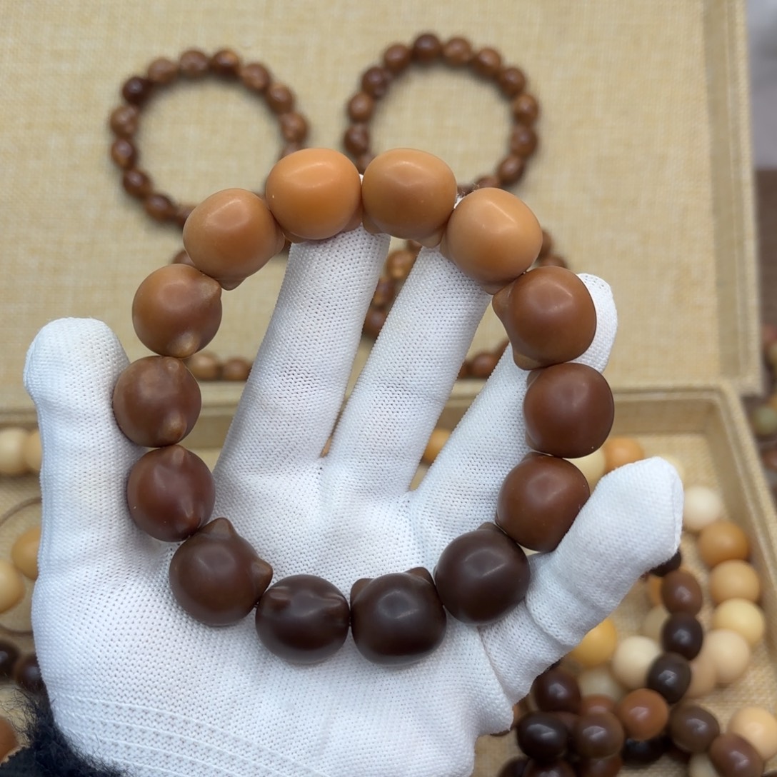 菩提根/象牙果吊坠18干磨瑕疵落地果糖油猫头731