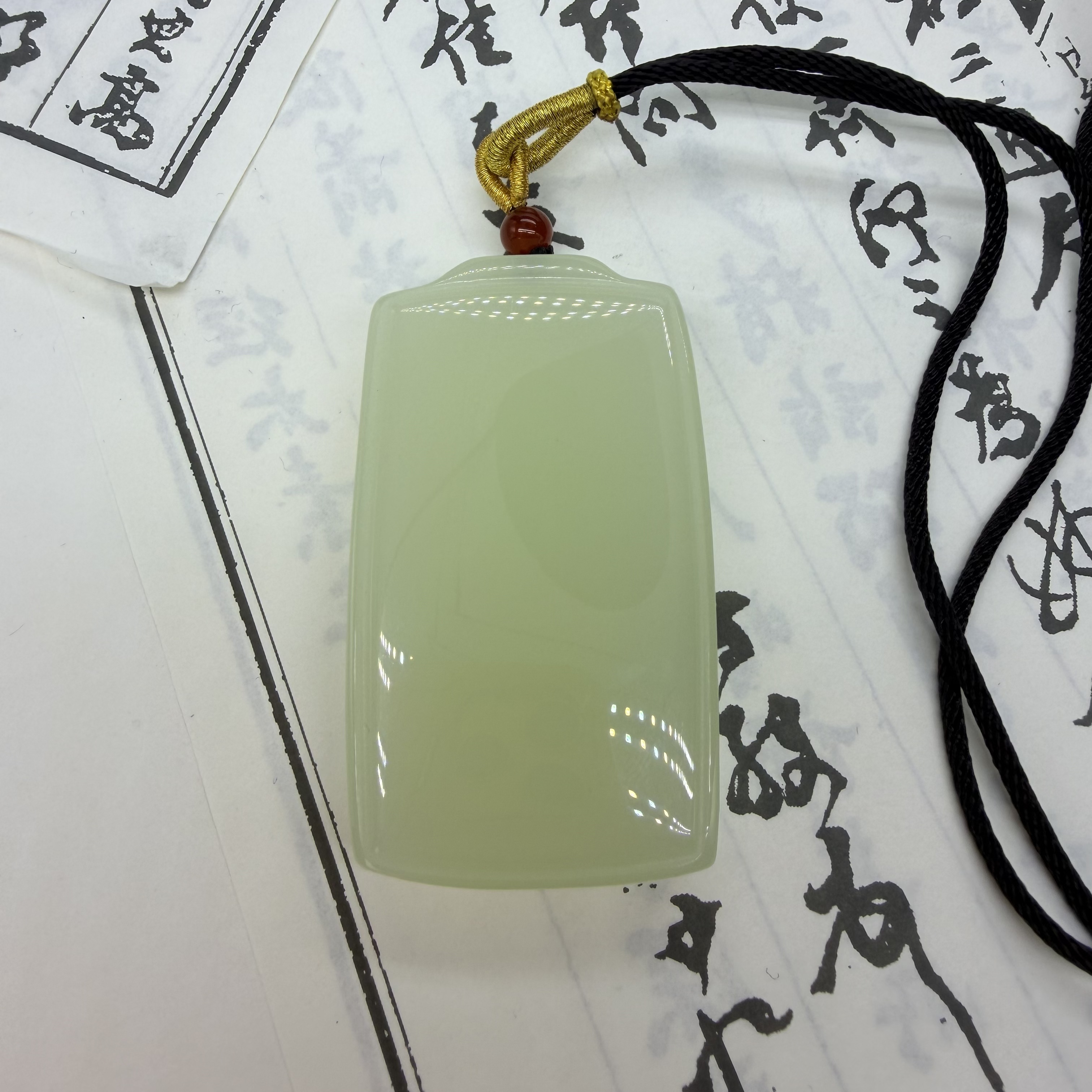 精美时尚百搭厚装牌子吊坠项链-四六牌 L006