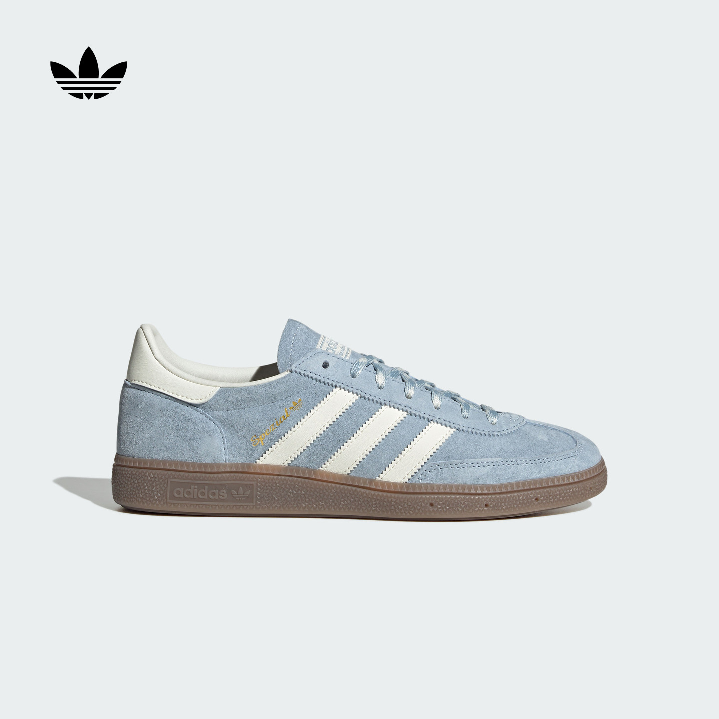 阿迪达斯三叶草「T头鞋」HANDBALL SPEZIAL板鞋德训鞋男女 KI5933