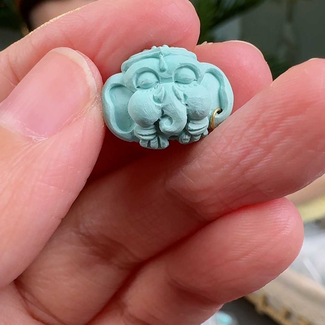 绿松石珠宝奇石未镶嵌