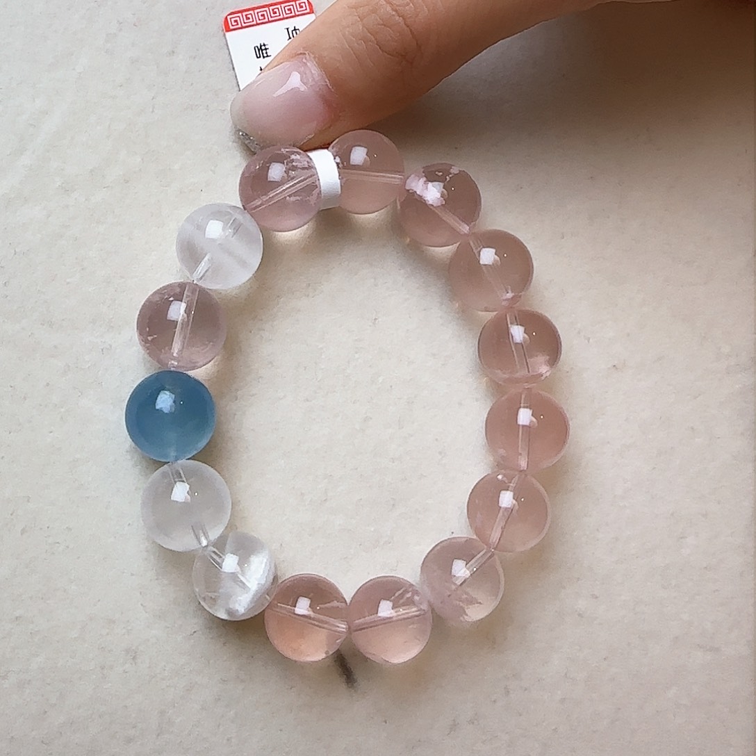 水晶手链未镶嵌@**逗大气上档次