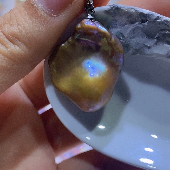 淡水珍珠未镶嵌吊坠(不含链)