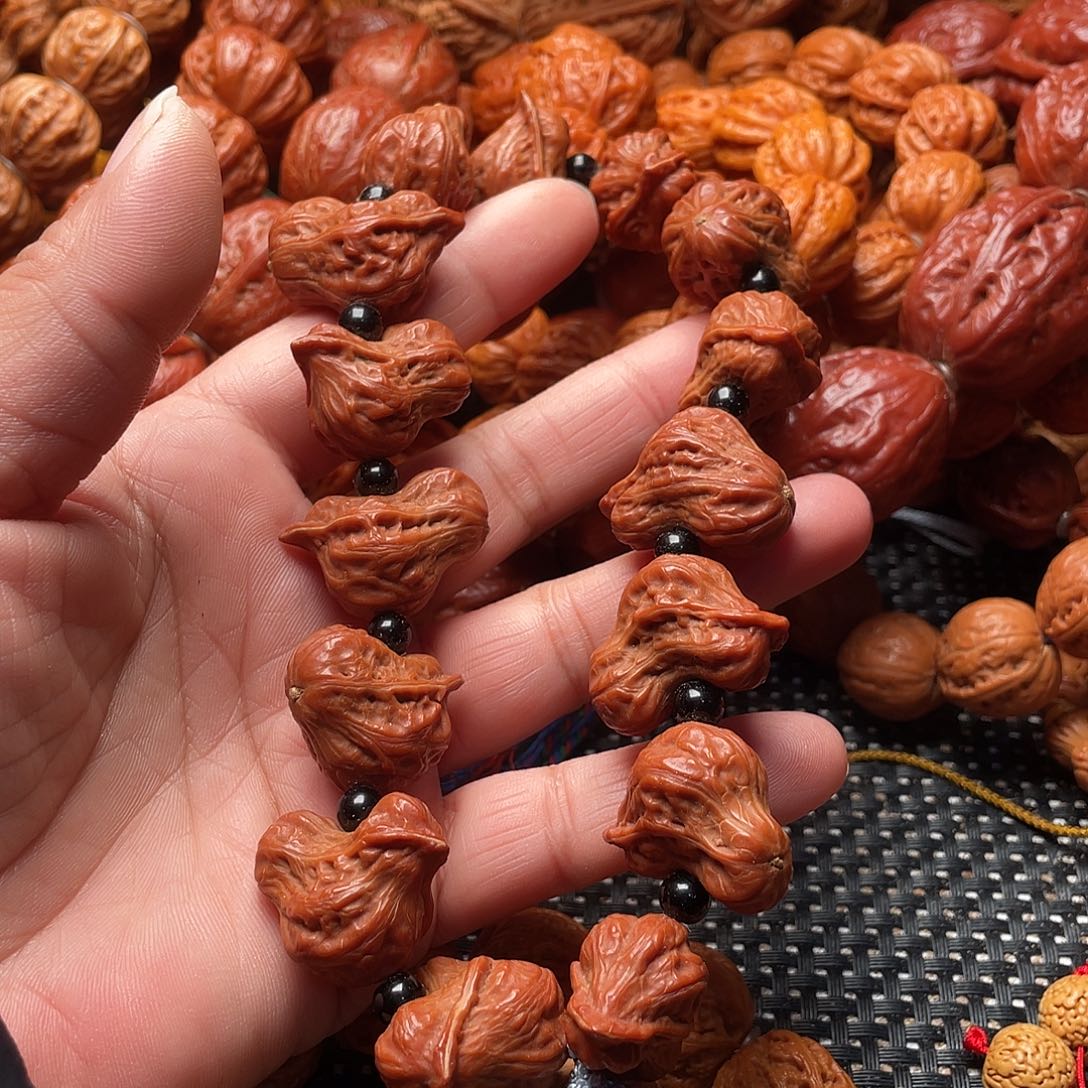 X***K文玩核桃手串小鸟