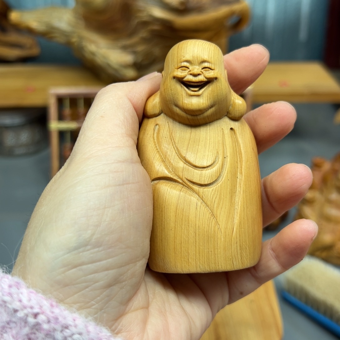 柏木崖柏木摆件手把件25