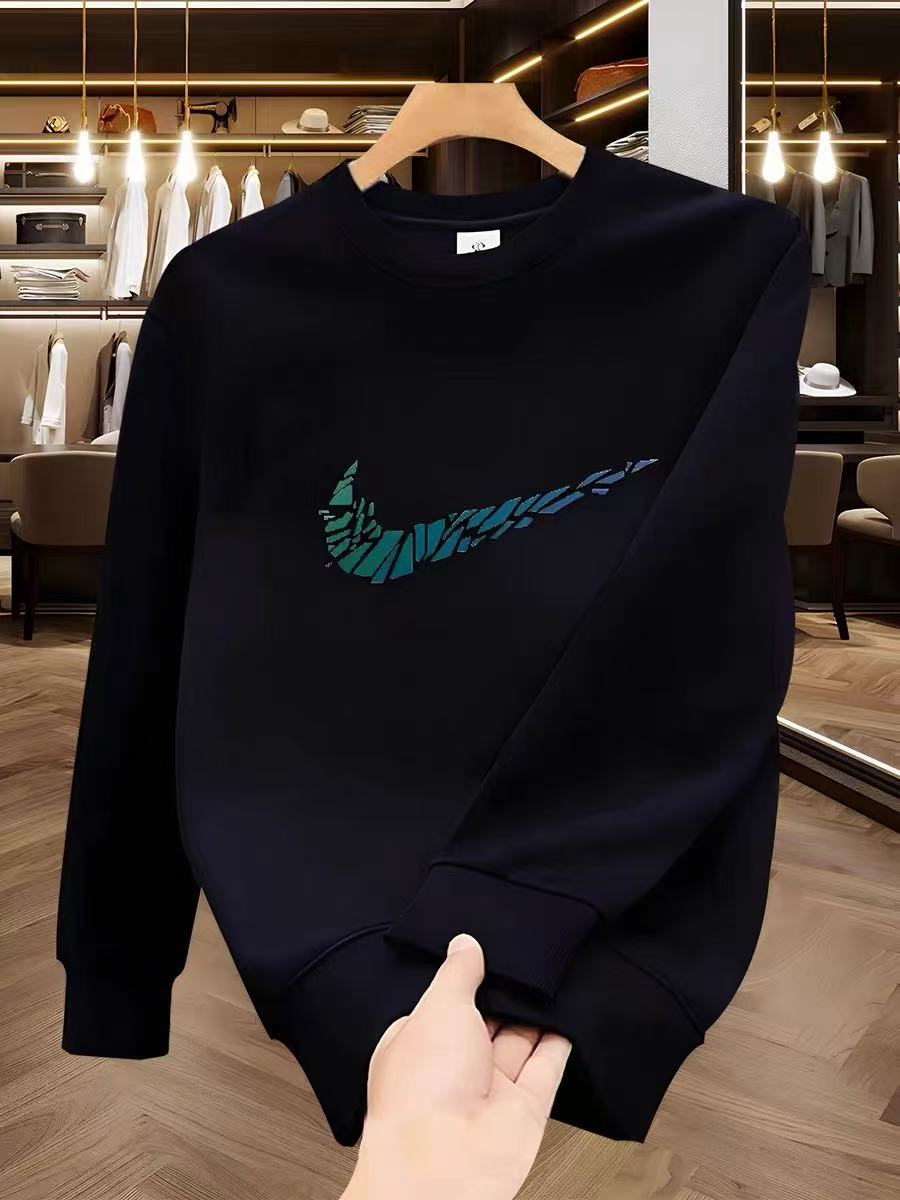（粉丝福利）男士t恤长袖衣服男2025新款秋冬季圆领薄款长袖卫衣