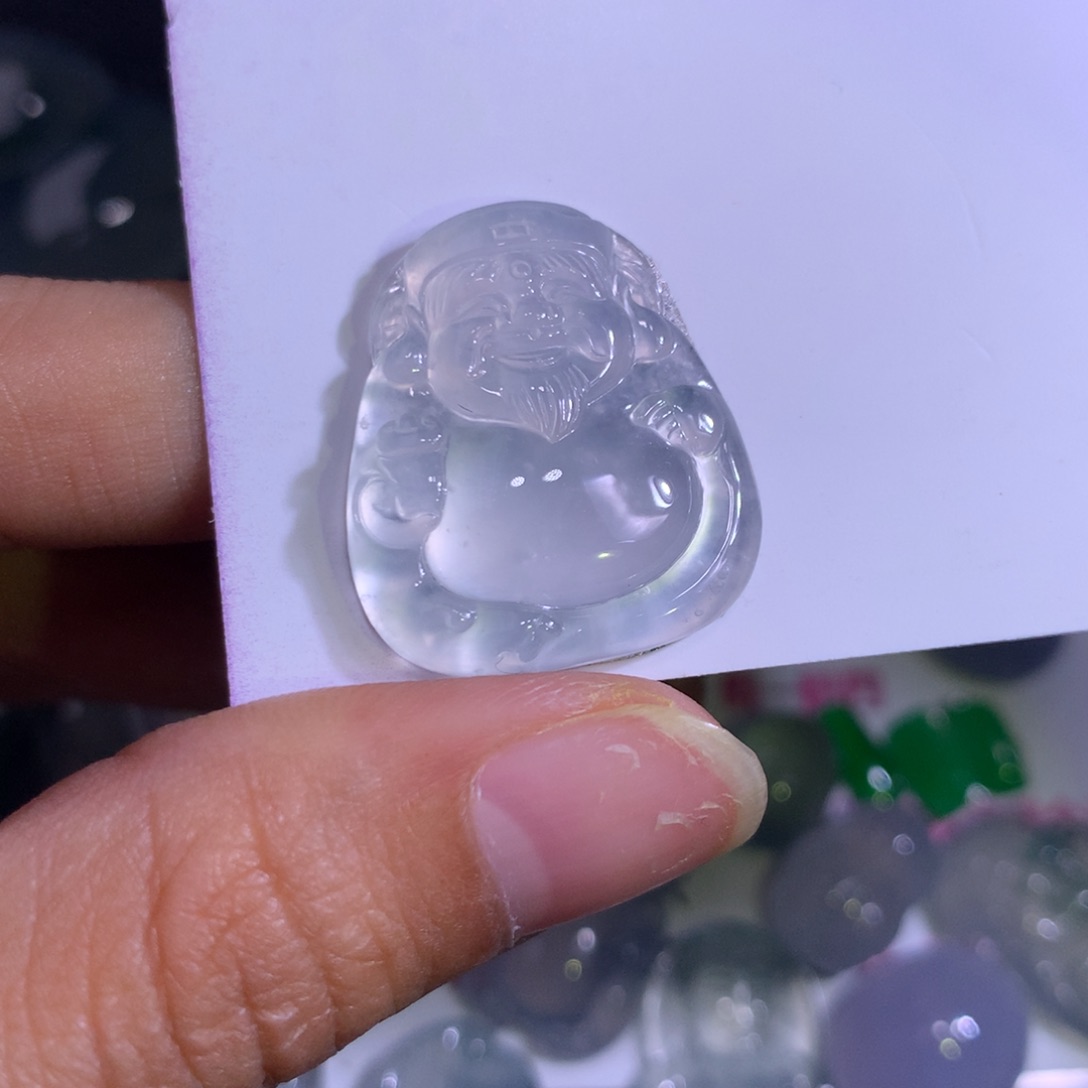 翡翠颈饰未镶嵌翡翠23/23/4.1