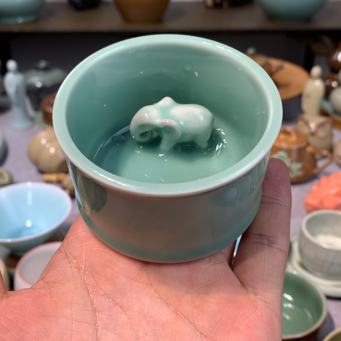 龙泉青瓷手工粉青
