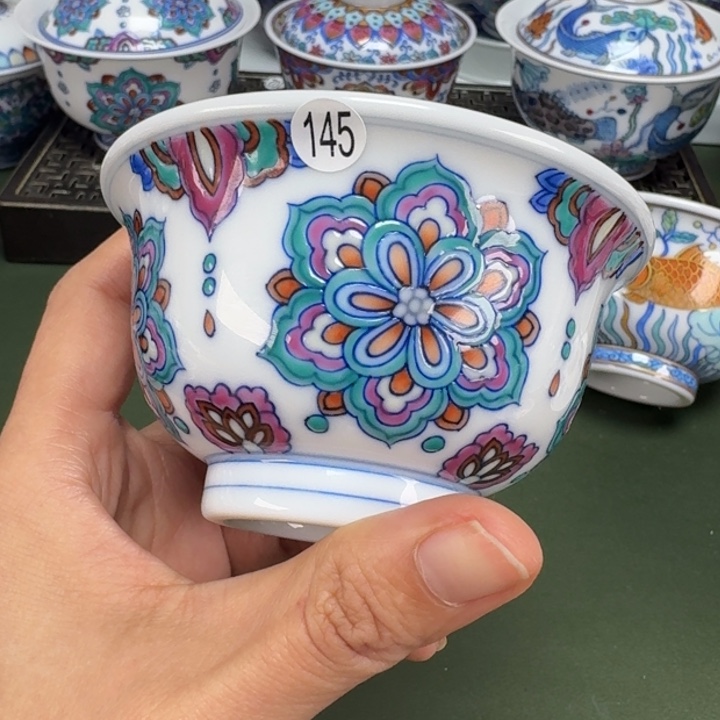 沙沙手工手绘茶具145