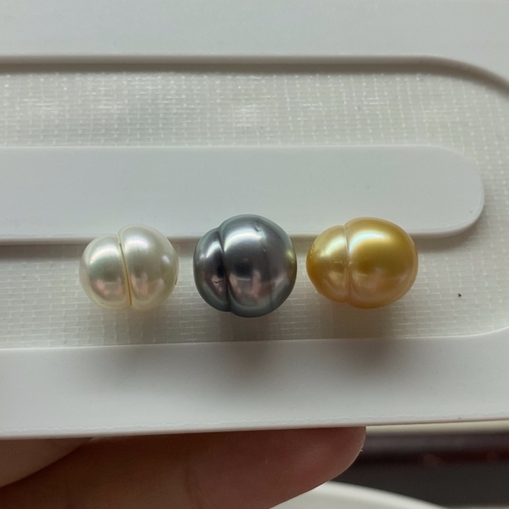 海水珍珠裸珠未镶嵌10-12