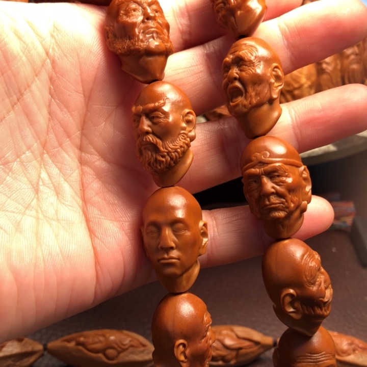 忘***忧橄榄核吊坠橄榄核雕刻的脖挂