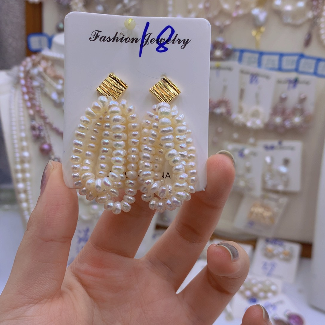 淡水珍珠颈饰银S925镶嵌