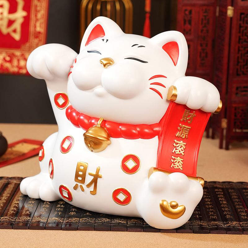 2026年新款招财猫存钱罐只进不出储蓄钱罐开业店铺桌面摆件装饰品