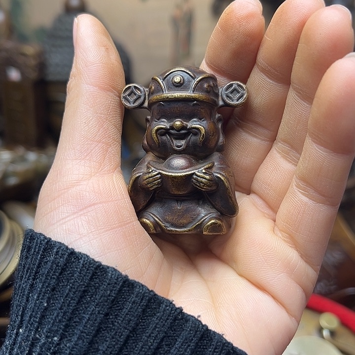 铜器摆件老王直播间