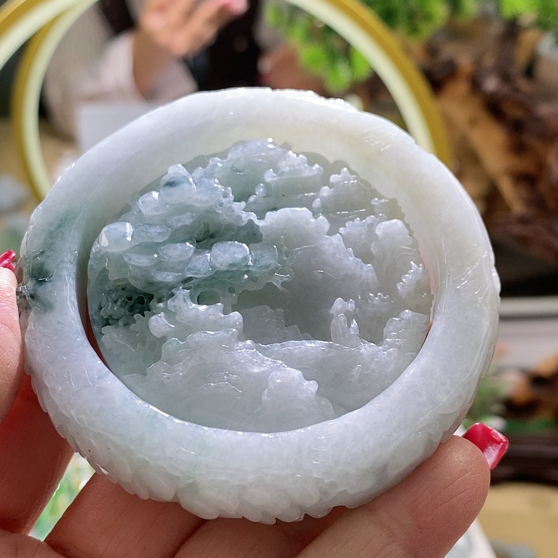 【闪购商品】翡翠颈饰未镶嵌57圈